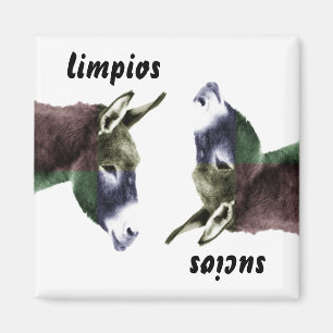 Imã Máquina de lavar louça limpa do Burro ou suja