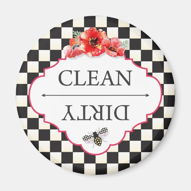 Imã Máquina de lavar louça suja (Frente)