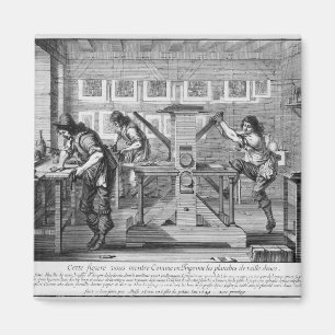Imã Máquina impressora francesa, 1642