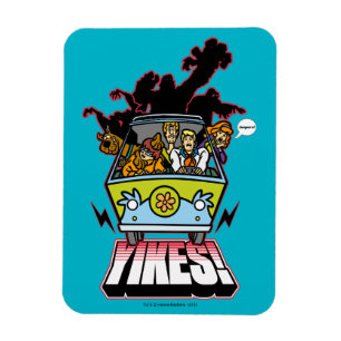 Ímã Máquina "Yikes do mistério!" Gráfico