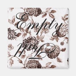 Imã Máquinas de lavar loiça Floral marrom, marrom, com