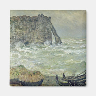 Imã Mar áspero de Claude Monet   em Etretat, 1883