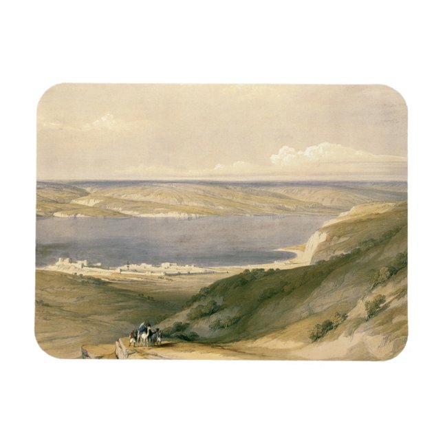 Ímã Mar da Galileia ou Genezareth, em direção a Bash (Horizontal)