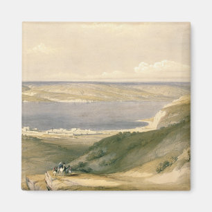 Imã Mar de Galilee ou de Genezareth, olhando para a