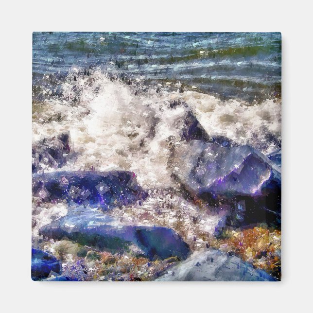 IMÃ MAR E ROCHAS (Frente)