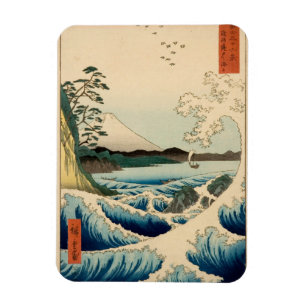 Ímã Mar Japonês de Satta Hiroshige Art