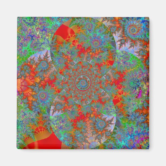 Imã "Mar ... Para o meu jardim" ~ Abstrato Art Impress (Frente)