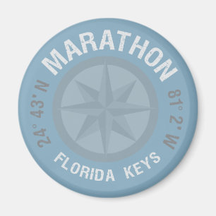Imã Marathon Florida Keys Latitude Longitude Náutica