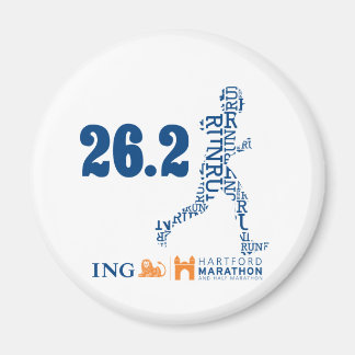 Imã Maratona Hartford: 26.2