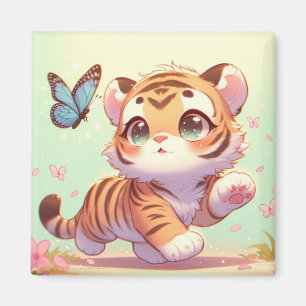 Imã Maravilha nos olhos de uma Kitten