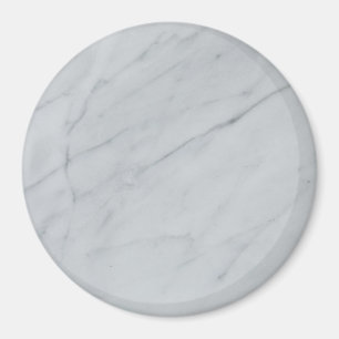 Imã Marble Stone White Magnet