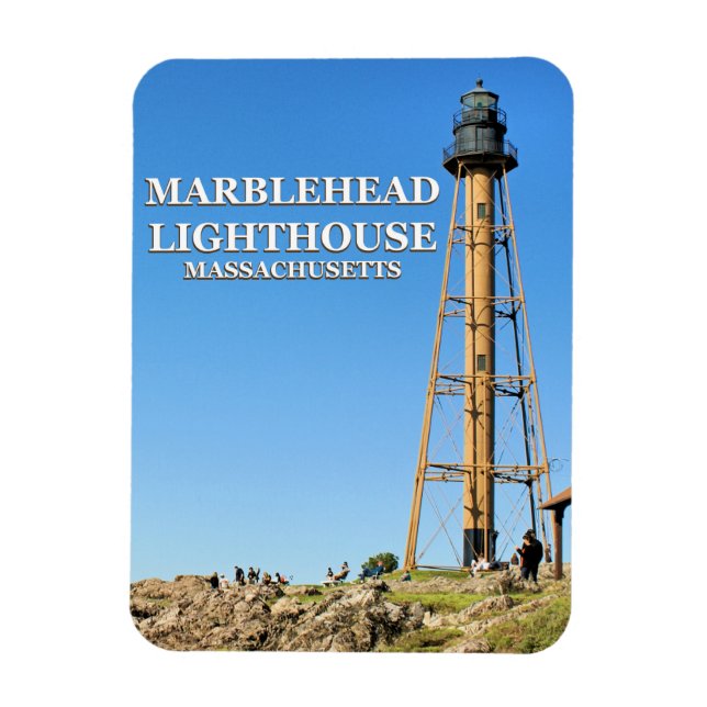 Ímã Marblehead Lighthouse, Massachusetts Flexi Magnet (Vertical)