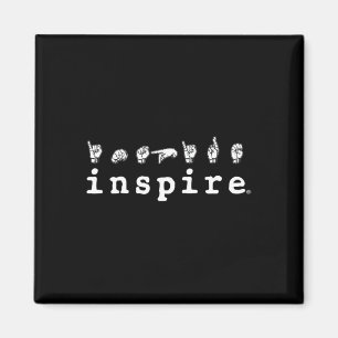 Imã Marca Asl American Sign Language Deaf Consciência