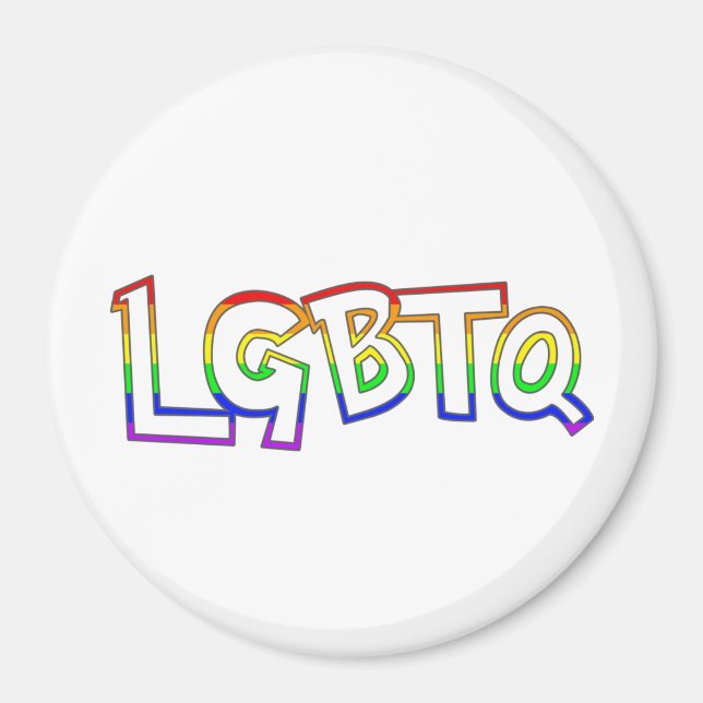 Imã Marca LGBTQ | Orgulho LGBTQ+ (Frente)