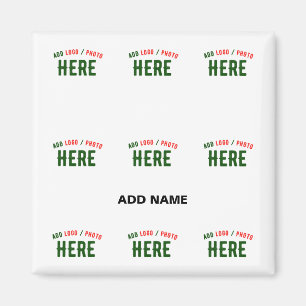 IMÃ MARCA VERIFICADA BRANCA PERSONALIZÁVEL MODERNA