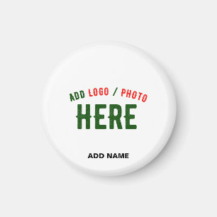 IMÃ MARCA VERIFICADA BRANCA PERSONALIZÁVEL MODERNA