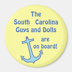 Imã Marcador azul da porta de Stateroom da âncora