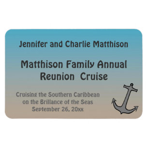 Ímã Marcador de Porta de Stateroom Escuro de Areia e M