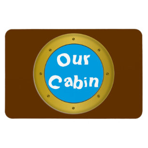 Ímã Marcador de porta Porthole 2 Stateroom