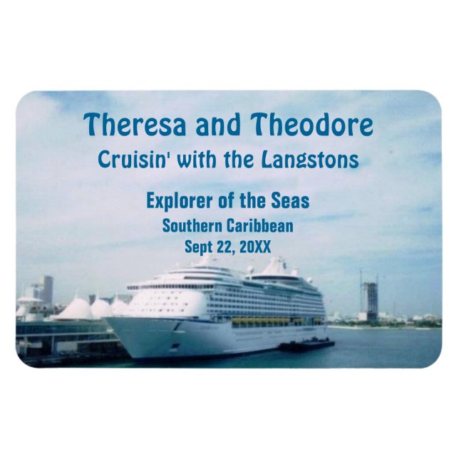 Ímã Marcador de Portas do Stateroom da Voyager (Horizontal)