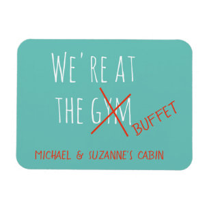 Ímã Marcador Engraçado Da Porta Do Cruzeiro No Buffet 