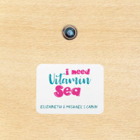 Marcador Personalizado Do Mar De Vitamina Necessár