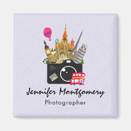 Imã Marcas europeias com câmara