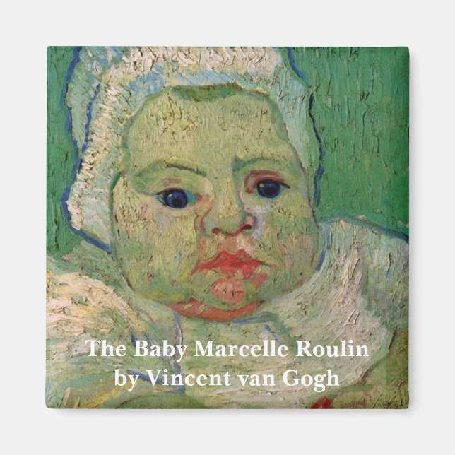 Imã Marcelle Roulin bebé por Vincent van Gogh (Frente)