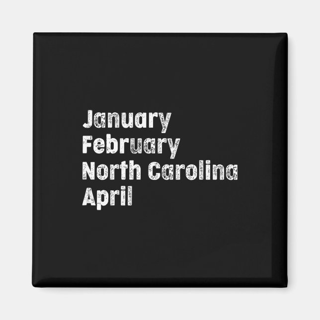 Imã March North Carolina Team Bysketbyll (Frente)