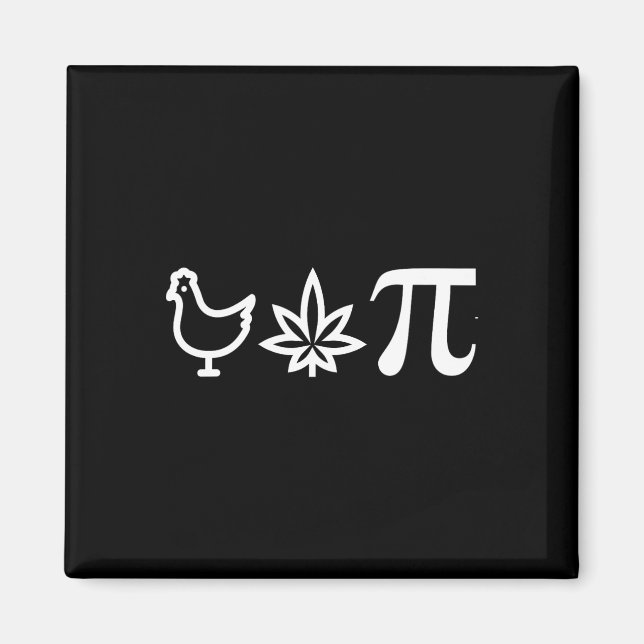 Imã Marcha de Números de Matemática do Pie de Pote de  (Frente)