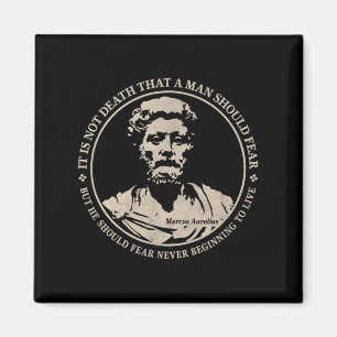 Imã Marco Aurélio Motivacional Citação Sobre Medo