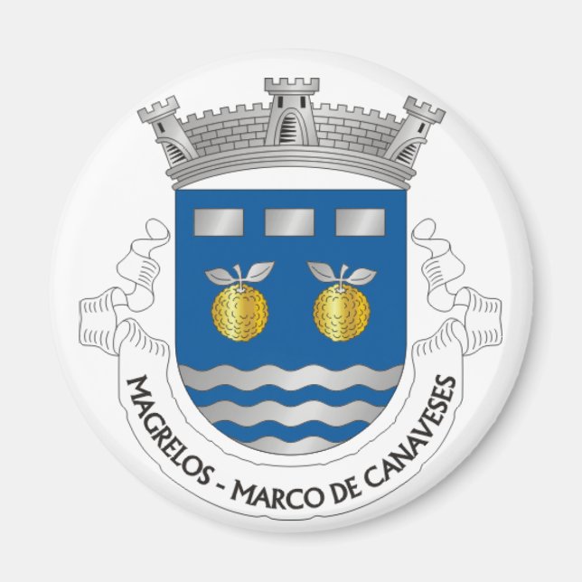 Imã Marco de Canaveses/Imã de geladeira Magrelos (Frente)