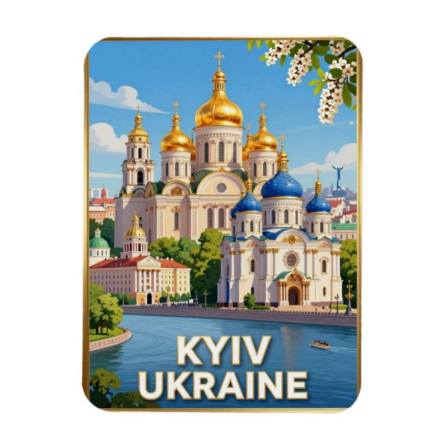 Ímã Marco Ucraino di Kyiv (Vertical)