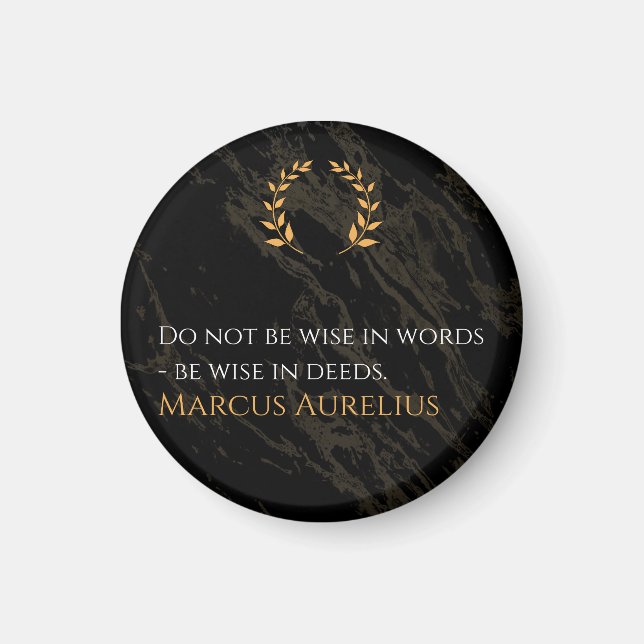 Imã Marcus Aurelius's Wisdom: Actions Speak Louder Tha (Frente)