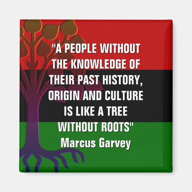 Imã Marcus Garvey TREE SEM RAÍZES (Frente)