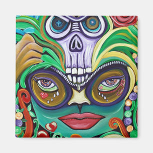 Imã Mardi Gras Art