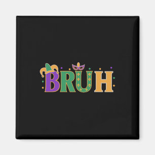 Imã Mardi Gras Bruh Shirt Boys Mardi Gras Kids Adolesc