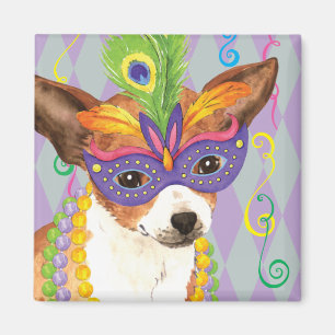 Imã Mardi Gras Chihuahua