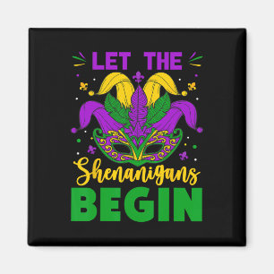 Imã Mardi Gras Costume Deixar Os Shenanigans Começar M