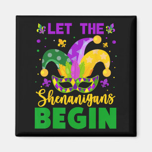 Imã Mardi Gras Costume Deixar Os Shenanigans Começar M
