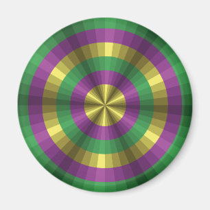 Imã Mardi Gras Illusion Magnet