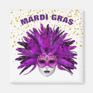 Imã Mardi Gras Magnet