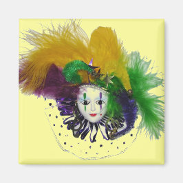 Imã Mardi Gras Mask Magnet