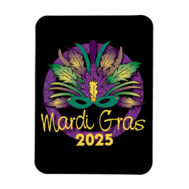 Ímã Mardi Gras Mask Magnet - 2025