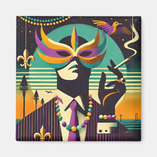 Imã Mardi Gras O Homem Fumante