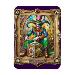 Ímã Mardi Gras Realm Retratos - O Viajante do Tempo