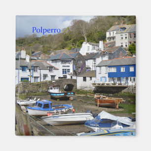 Imã Maré baixa de Polperro Cornualha Inglaterra