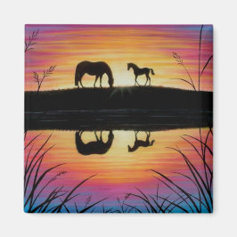 Imã Mare e Foal Coroa estática