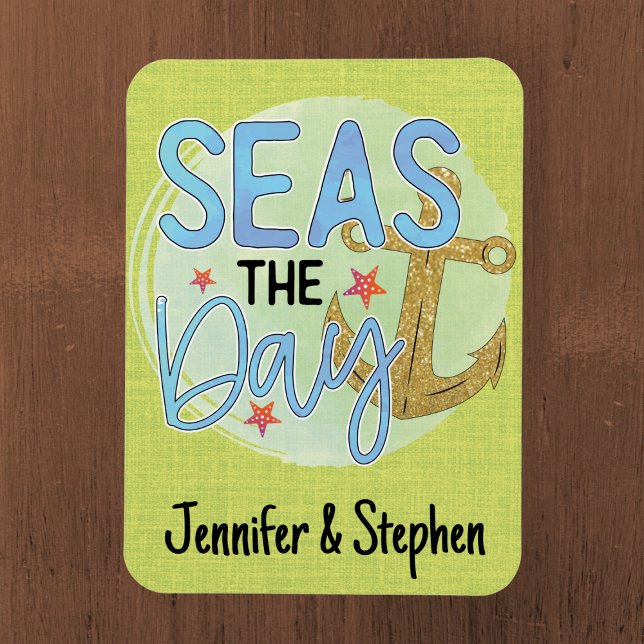 Ímã Mares Verdes Personalizados no Magnet Dia da Porta (Criador carregado)