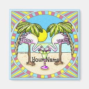 Imã Margarita Flamingo